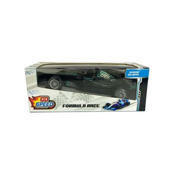 Auto formula 1 a friccion con luz en caja 28x11x11 cm modelos surtidos