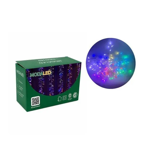 Luces led multicolor x150 3 mts 220v con contgrol modaled - sdd