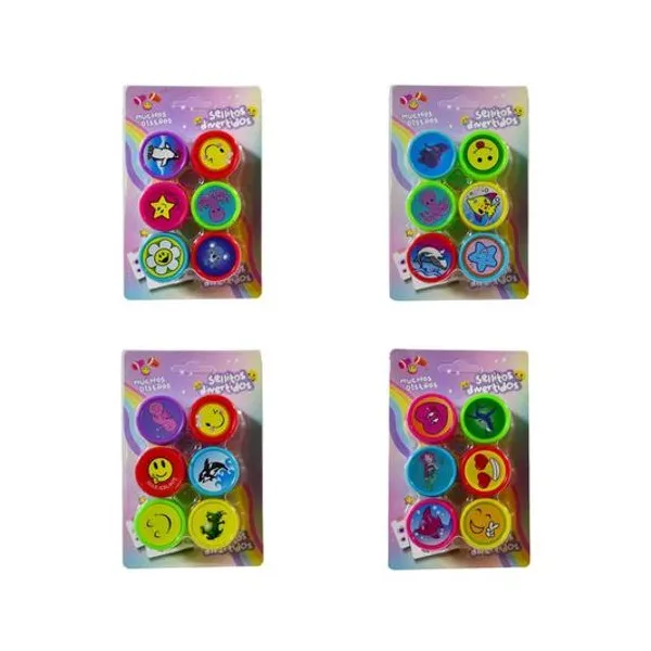 Sellitos infantiles x6 en blister 8x12.5 cm x unidad modelos surtidos