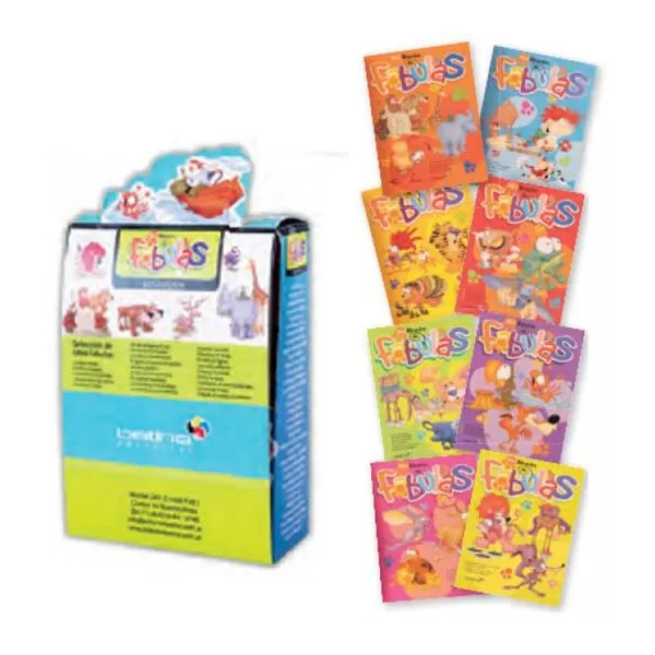 Mini rincon de fabulas 8 titulos (x unid o caja exhibidora 40 unidades)