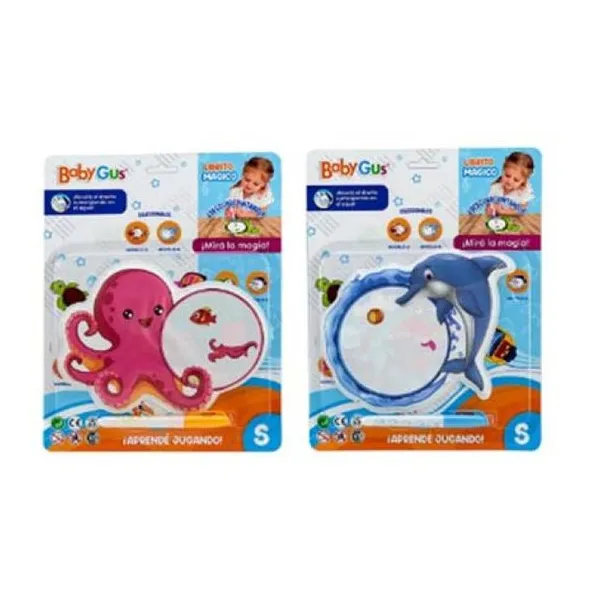 Libro mágico agua para pintar babygus