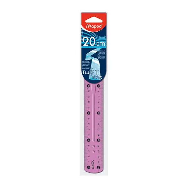 Regla flexible Maped twist´n 20 cm