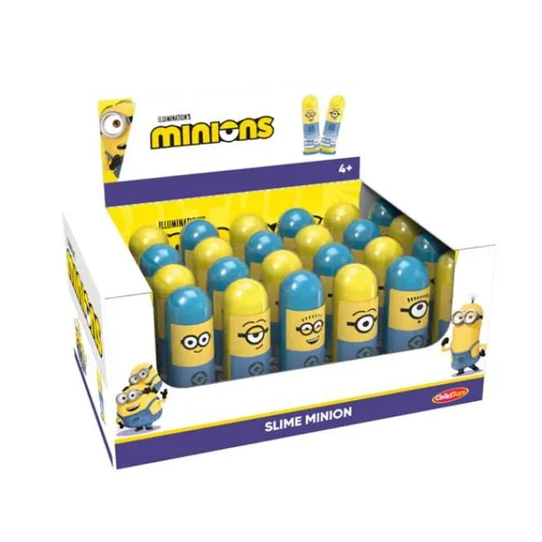 Slime minions con caritas surtidas + aroma banana