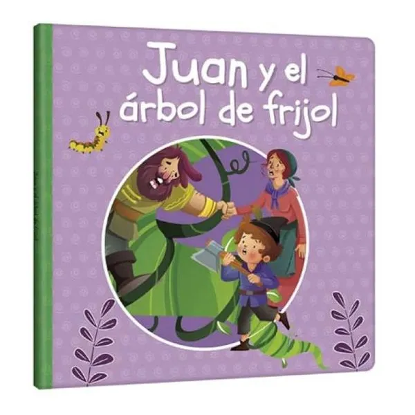 Juan y el árbol de frijol tapa dura plastificada/20,5 x20,5 cm/10 páginas
