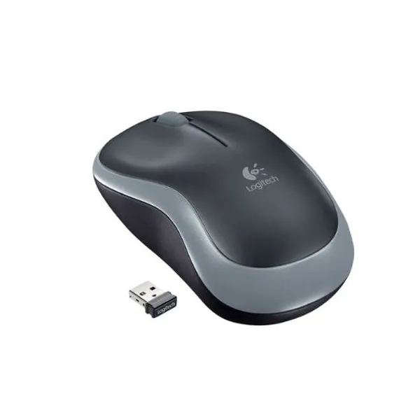 Mouse optico inalambrico logitech m185 gris