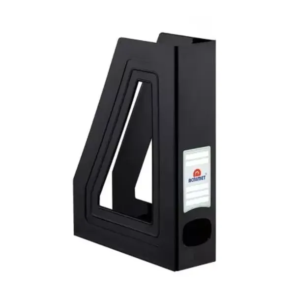 Revistero acrimet acrílico negro cristal
