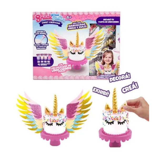 Snacktastic decorá tu torta de unicornio