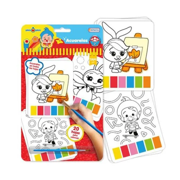 Acuarelas wow! libro para pintar con acuarelas magicas