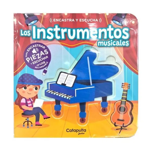 Encastra y escucha: instrumentos musicales (con usb)