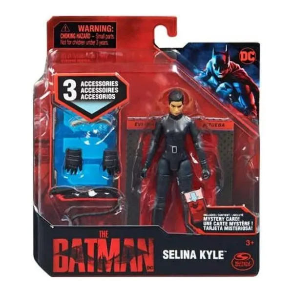 Batman movie figura selina kyle 4", 11 puntos de articulacion