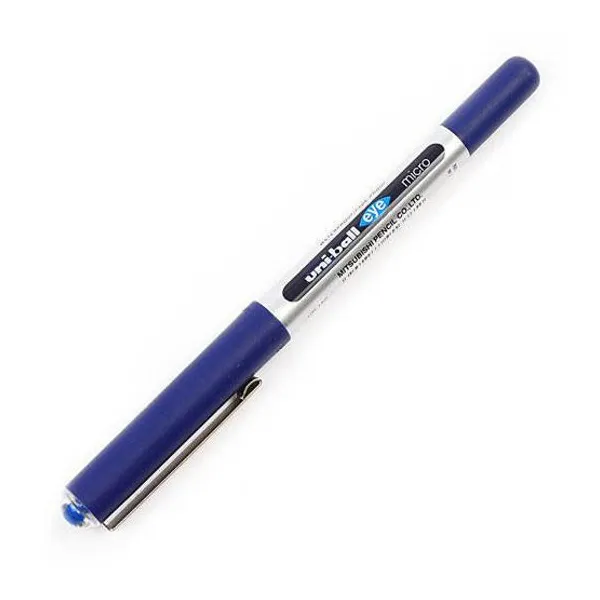 Roller Uni ball signo ub-150 0.5 mmeye clip metal azul