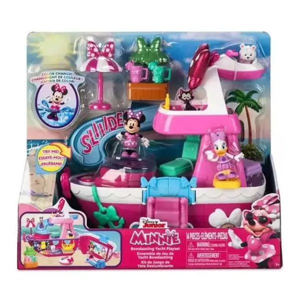 Disney jr. - juguete 20 cm muñeca fabulous fashion - minnie mouse