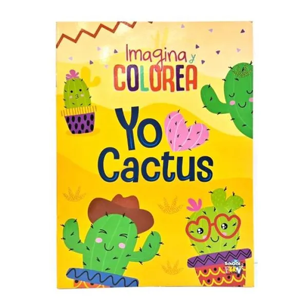 Imagina y colorea: yo cactus