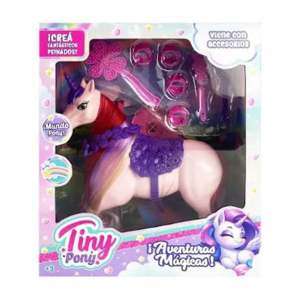 Unicornio con accesorios Tiny 23 x20 x9 cm
