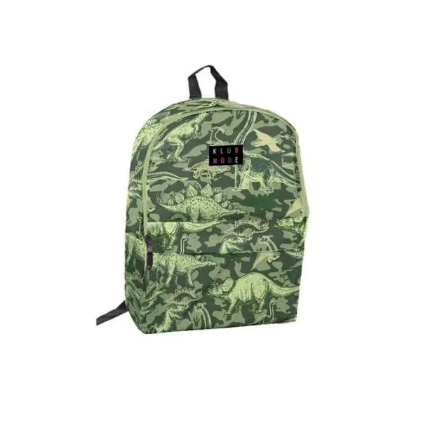 Mochila 17" espalda dinosaurios verde klub mode