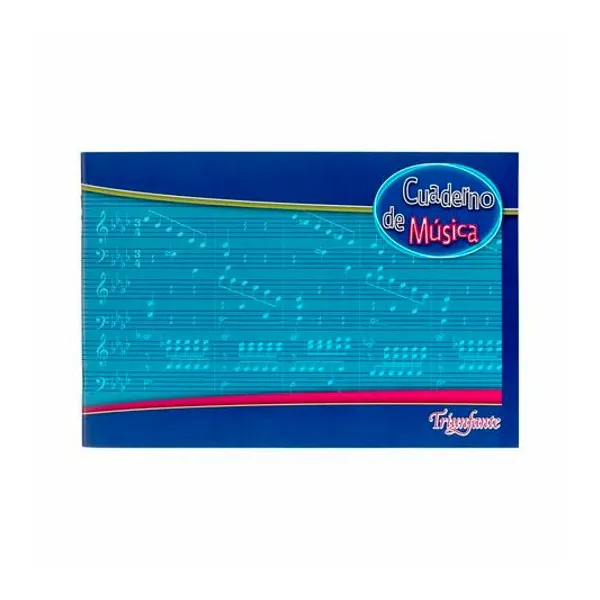Cuaderno de música 16x21 t/f 20h Triunfante