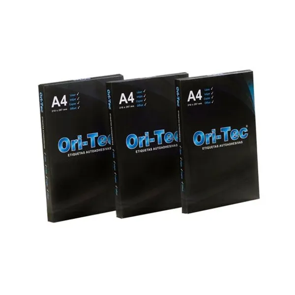 Etiquetas ori-tec laser a4 4130 38 x17 mmbolsa x25 hs.