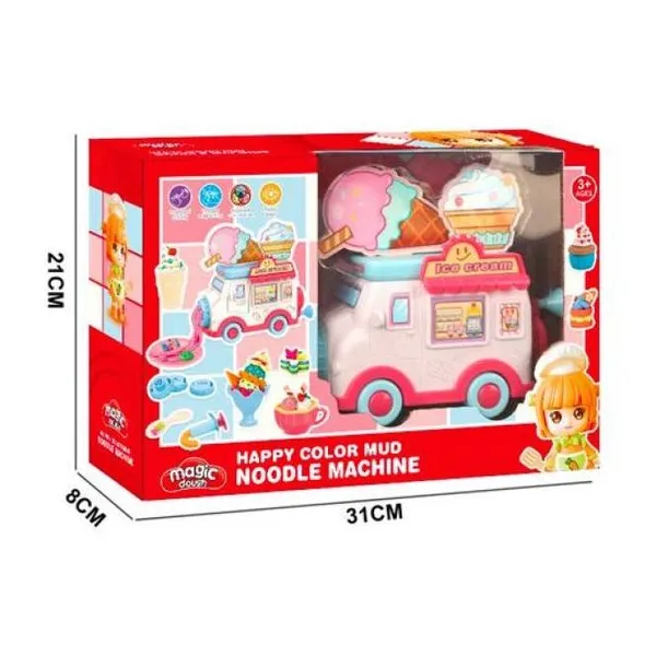 Juego de masas foot truck helados. 29 piezas