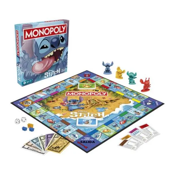 Hasbro family monopoly - juego Stitch