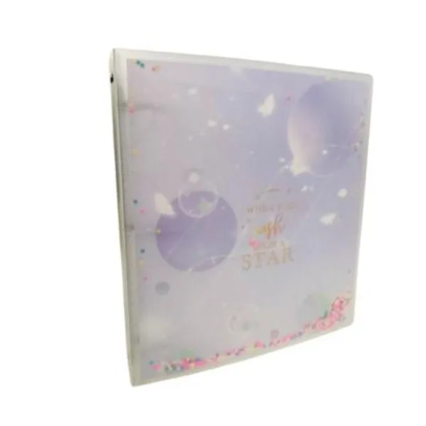 Carpeta escolar the-pel poliprop.tonalizada con glitter