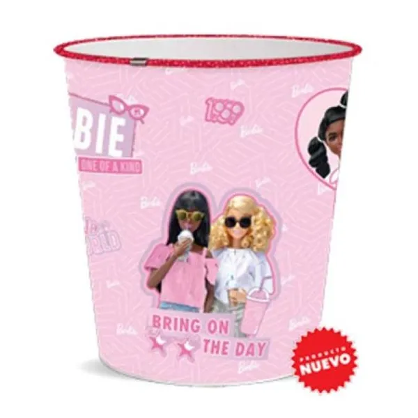 Papelera 22x21 cm -dustbin- "barbie