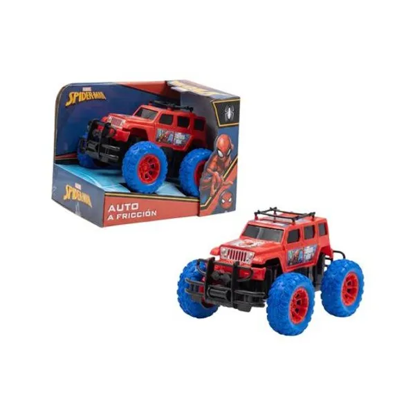 Camioneta a friccion Spiderman en caja 20.5x13.5x13 cm