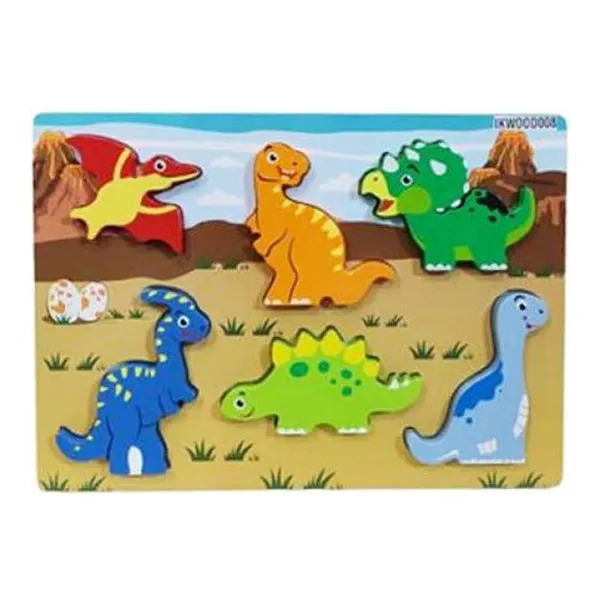 Rompecabezas 2 en 1 - dinosaurios