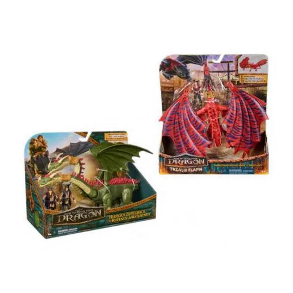 Dragons- dragon & viking: surtido monstruos