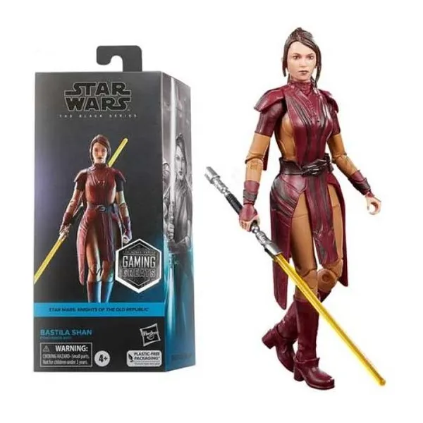 Hasbro star wars - figura 15 cm articulado - the black series deluxe bastila shan