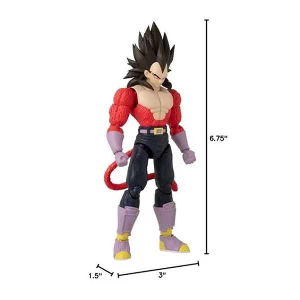 Dragon stars poseable figure - super saiyan 4 vegeta