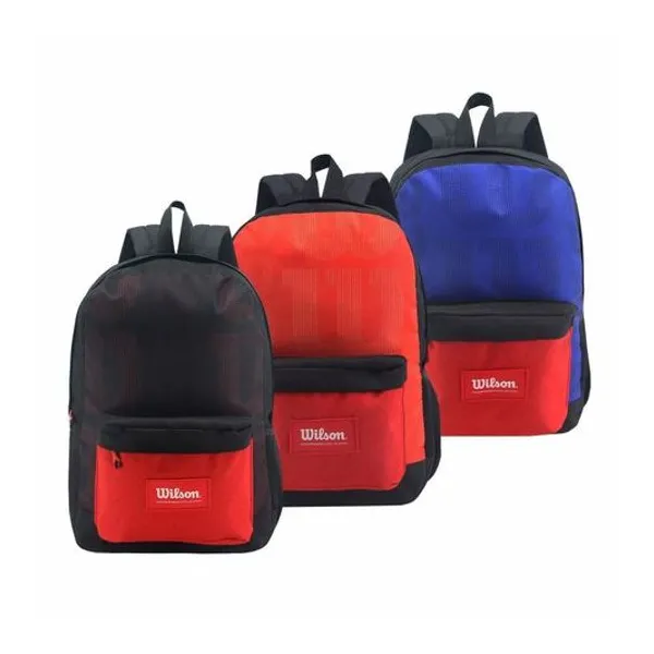 Mochila 17" espalda urban x unidad colores surtidos wilson