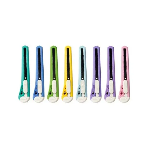 Trincheta 9 mm 12.5 cm x unidad colores surtidos