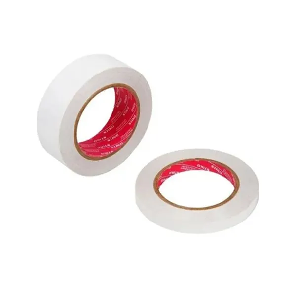 Cinta adhesiva doble faz stiko polipropileno 12 x25 mts