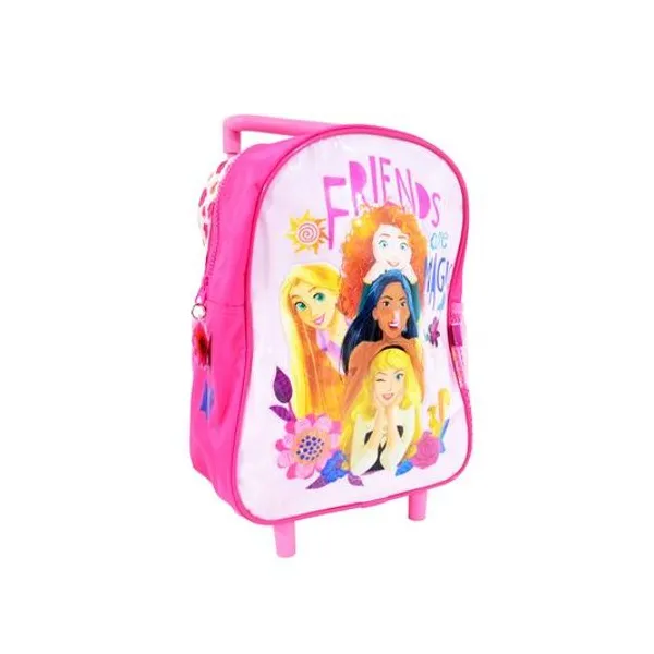 Mochila 12" con carro princesas wabro