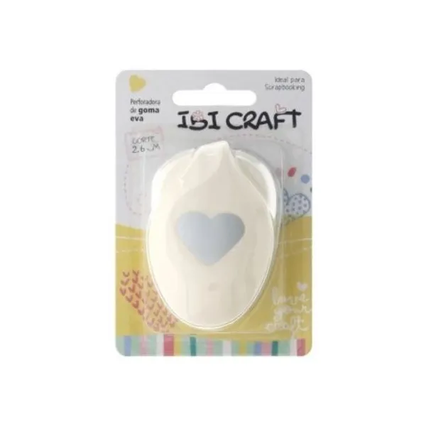 Perforadora artistica para goma eva ibi craft 25 mmcorazon