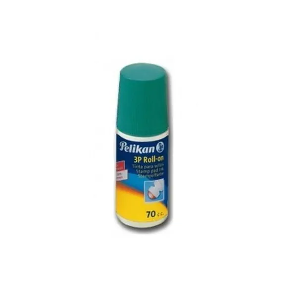 Tinta para sello roll-on 70cc verde Pelikan