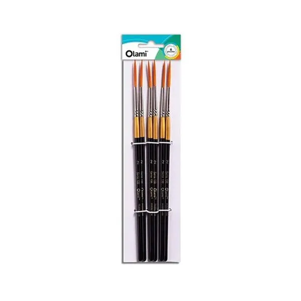 Pincel liner largo 138 n.° 000 x6 olami
