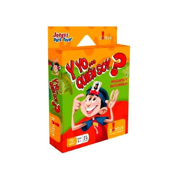 Juego de cartas y yo... ¿quien soy? en caja 13.5x18.5 cm-