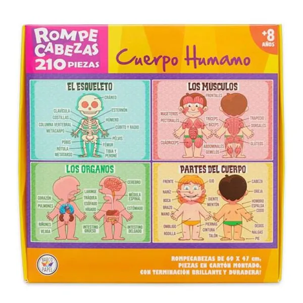 Rompecabezas 210p - cuerpo humano