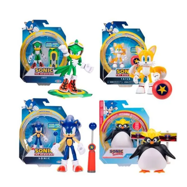 Figuras articuladas sonic 10 cm cada personaje p
