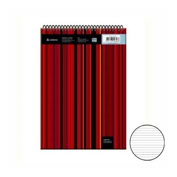 Block a4 rayado con espiral 80 hojas classic