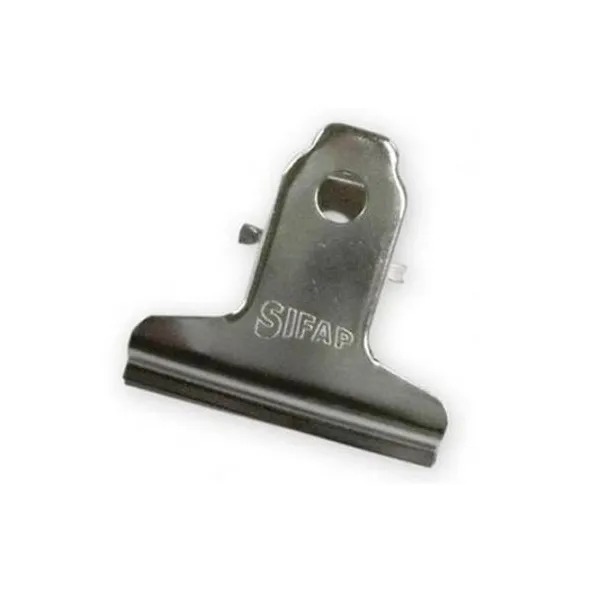 Aprieta papeles metálico 40 mm bolsa x6 unidades Sifap
