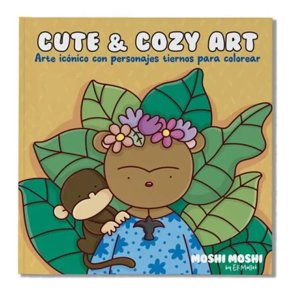 Moshi moshi cute & cozy art para colorear 25 25 cm