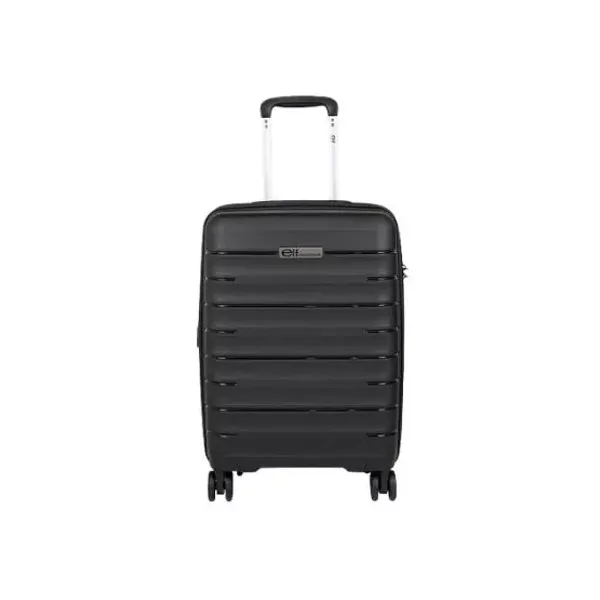 Valija 24" elf n.° 3430 polipropileno mediana con carro negra