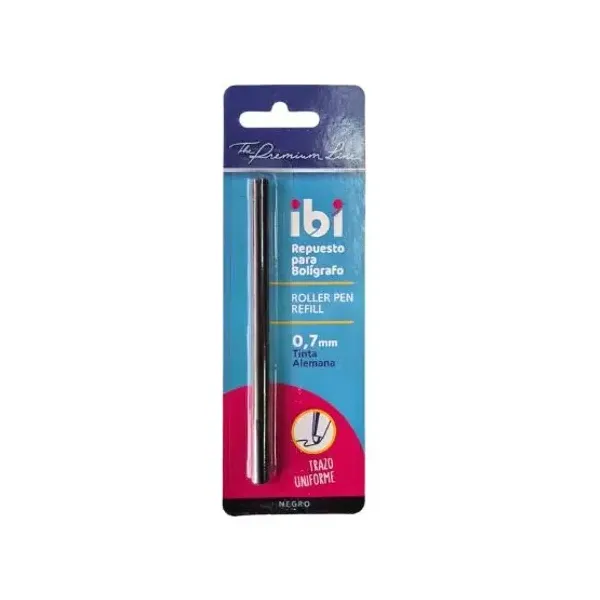 Repuesto para roller ibico negro plástico bl.x 1 unid.