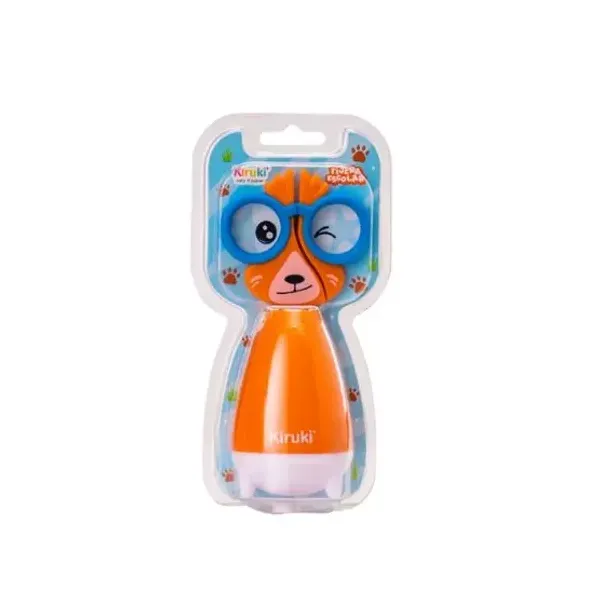 Tijera escolar kiruki tiger 13 cmcon base