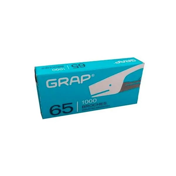 Broche n.° 65 caja x1000 unidades grap