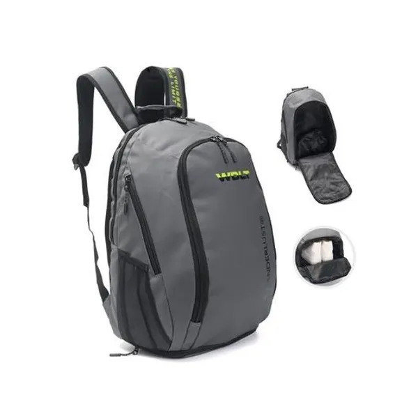 Mochila paletero padel con zapatero y portanotebook impermeable negra 47x32x41 40115