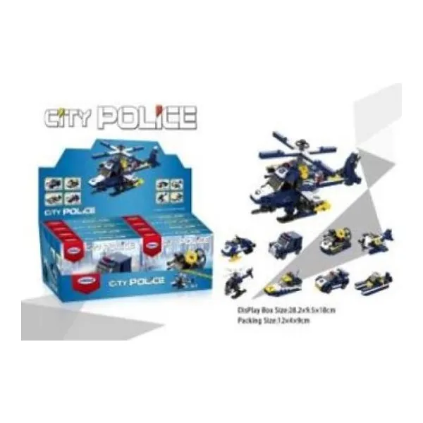 Juego de policias en display (41 piezas)