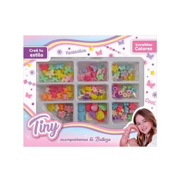 Set para armar bijouterie en caja 23x20x3 cm
